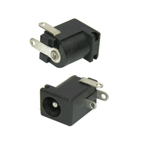 2.5mm X 5.5mm Right-Angle PCB DC Power Jack - Click Image to Close